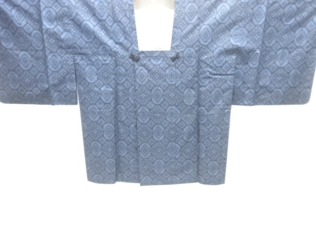 アンティーク 菱模様織り出し本場村山泥大島紬着物・道行コートアンサンブル